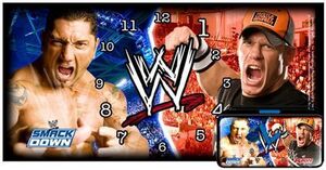 WWE RELOJ DESPERTADOR BATISTA VS JOHN CENA                                 