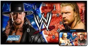 WWE RELOJ DESPERTADOR UNDERTAKER VS TRIPLE H MODELO A WWE RELOJ DESPERTADOR UNDERTAKER VS TRIPLE H MODELO A