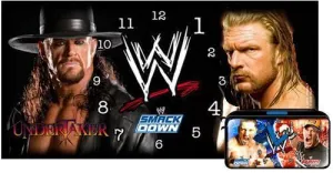 WWE RELOJ DESPERTADOR UNDERTAKER VS TRIPLE H MODELO B WWE RELOJ DESPERTADOR UNDERTAKER VS TRIPLE H MODELO B