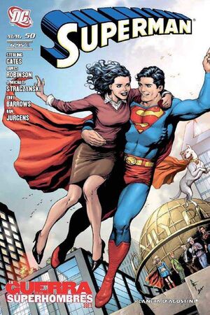SUPERMAN MENSUAL VOL.2 #050. LA GUERRA DE LOS SUPERHOMBRES 3 DE 3