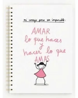 LYONA LIBRETA A4 AMAR LO QUE HACES