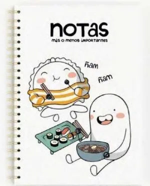 CROQUETA Y EMPANADILLA LIBRETA A4 NOTAS