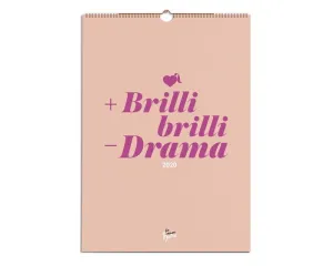 CALENDARIO PARED 2020 LVR + BRILLI BRILLI - DRAMA                          
