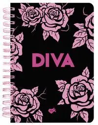 LA VECINA RUBIA LIBRETA TAPA DURA A5 ROSAS