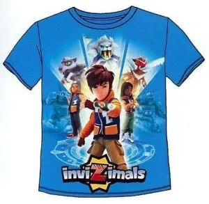 INVIZIMALS CAMISETA AZUL NIÑO PERSONAJES T-12                              