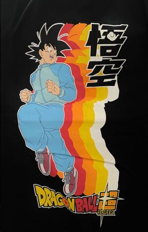 DRAGON BALL SUPER CAMISETA GOKU TRAINING NEGRA L