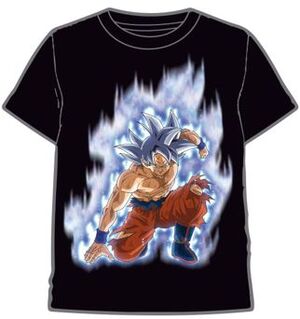 DRAGON BALL Z CAMISETA NEGRA GOKU ULTRA S