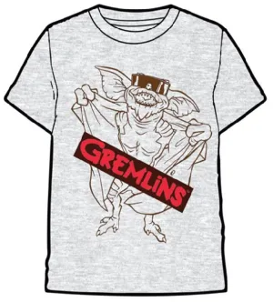 GREMLINS CAMISETA GRIS STRIPE S