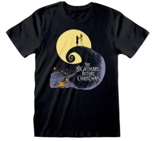 PESADILLA ANTES DE NAVIDAD CAMISETA NEGRA POSTER M