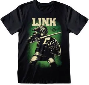 THE LEGEND OF ZELDA CAMISETA NEGRA LINK XXL