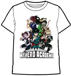 MY HERO ACADEMIA CAMISETA BLANCA GRUPO L