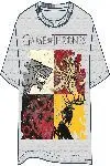 JUEGO DE TRONOS CAMISETA GRIS CHICO HOUSES T-M                             