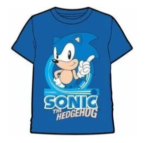 SONIC THE HEDGEHOG CAMISETA AZUL SONIC T - L