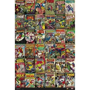 POSTER MARVEL COMICS CLASSIC COVER 61 X 91 CM POSTER MARVEL COMICS CLASSIC COVER 61 X 91 CM