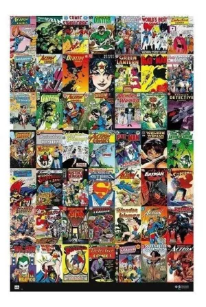 POSTER DC COMICS PORTADAS-DCORG 61 X 91 CM                                 