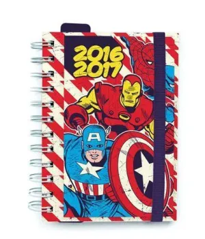 AGENDA ESCOLAR 2016/17 11,4X16CM D/P MARVEL CLASSIC
