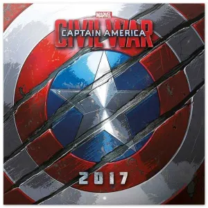 CALENDARIO 2017 CAPITAN AMERICA CIVIL WAR MARVEL                           