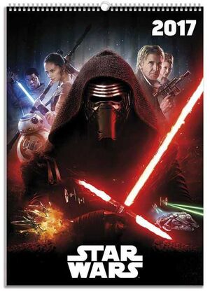 CALENDARIO 2017 STAR WARS EPISODIO VII A3                                  
