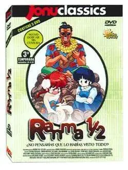 DVD RANMA 1/2 - JONU CLASSICS - 3ª TEMP (5 DVD)                            