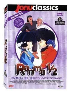 DVD RANMA 1/2 - JONU CLASSICS - 5ª TEMP (7 DVD)                            
