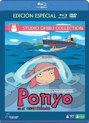 PONYO EN EL ACANTILADO COMBO BLU·RAY+DVD                                   