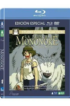 LA PRINCESA MONONOKE COMBO (BD+DVD)                                        