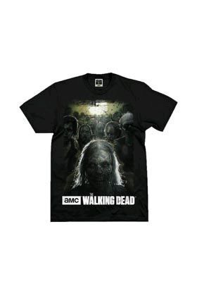 THE WALKING DEAD ZOMBIES LUNA AMC CAMISETA BLANCA CHICO TALLA S            