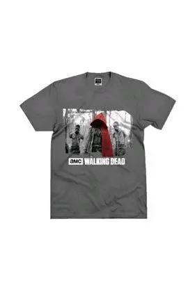 THE WALKING DEAD MICHONE MASCOTAS AMC CAMISETA GRIS CHICO TALLA XL         