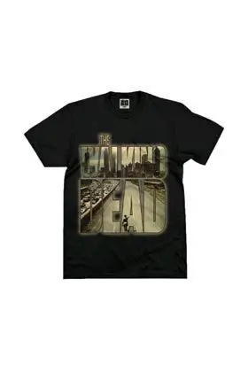 THE WALKING DEAD LOGO WALKING DEAD AMC CAMISETA NEGRA CHICO TALLA XL       