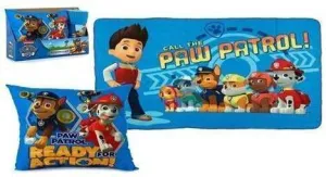 PATRULLA CANINA / PAW PATROL PACK COJIN Y MANTA POLAR AZUL                 