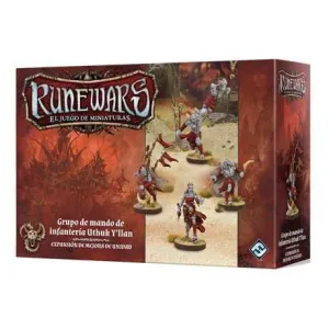 RUNEWARS: GRUPO DE MANDO DE INFANTERIA UTHUK YLLAN                        