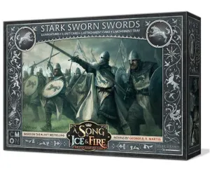 CANCION DE HIELO Y FUEGO: JUEGO DE MINIATURAS. ESPADA JURAMENTADAS STARK   