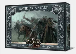 CANCION DE HIELO Y FUEGO: JUEGO DE MINIATURAS BATIDORES STARK              