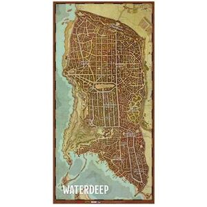 DUNGEONS & DRAGONS: MAPA DE LA CIUDAD DE WATERDEEP