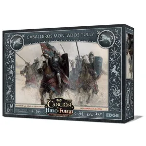 CANCION DE HIELO Y FUEGO: JUEGO DE MINIATURAS CABALLEROS MONTADOS TULLY    