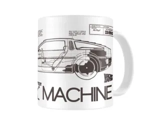 REGRESO AL FUTURO TAZA CERAMICA TIME MACHINE