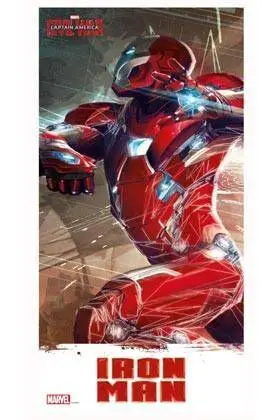 POSTER VIDRIO CAPITAN AMERICA CIVIL WAR IRON MAN 30 X 60 CM POSTER VIDRIO CAPITAN AMERICA CIVIL WAR IRON MAN 30 X 60 CM