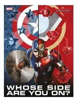 POSTER VIDRIO CAPITAN AMERICA CIVIL WAR DE QUE LADO ESTAS 30 X 40 CM       