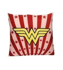WONDER WOMAN SIMBOLO COJIN CUADRADO DC COMICS                              