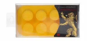 JUEGO DE TRONOS MOLDE HIELO SILICONA LOGO LANNISTER                        