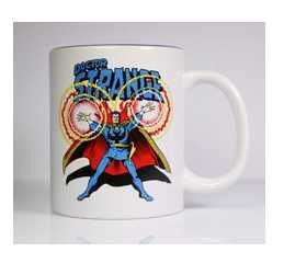 DOCTOR EXTRAÑO TAZA BLANCA CERAMICA RAYOS DOCTOR STRANGE MARVEL            