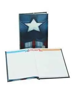 CAPITAN AMERICA CIVIL WAR LIBRETA CON LUZ CAPITAN AMERICA MARVEL