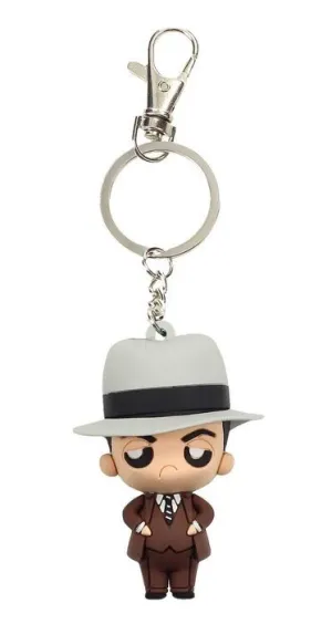 EL PADRINO LLAVERO CABEZON GOMA POKIS 6 CM MICHAEL CORLEONE                