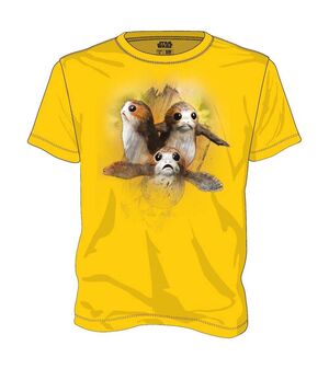STAR WARS EPISODIO VIII CAMISETA CHICO AMARILLA PORG T-L                   