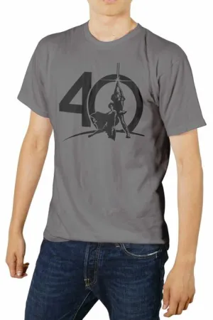 STAR WARS CAMISETA GRIS CHICO VHS 40 ANIVERSARIO T-M                       
