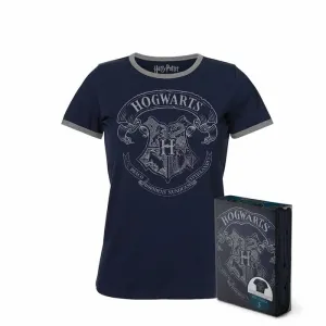 HARRY POTTER CAMISETA AZUL CHICA HOGWARTS T-XL                             