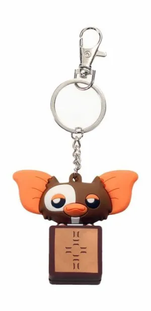 GREMLINS LLAVERO CABEZON GOMA POKIS 3D 6 CM GIZMO                          