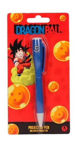 DRAGON BALL BOLIGRAFO CAPSULE CORP CON PROYECTOR DE LUZ