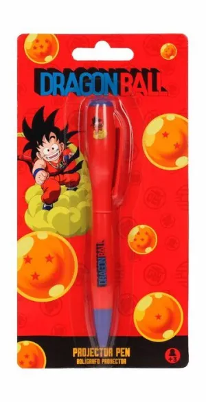 DRAGON BALL BOLIGRAFO GOKU NIÑO CON PROYECTOR DE LUZ