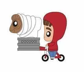 E.T. EL EXTRATERRESTRE FIGURA 6 CM GOMA POKIS ELLIOTT & E.T. BICICLETA     